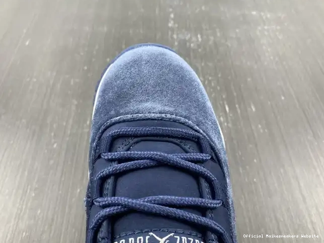 Official Maikesneakers Midnight Velvet WMNS Air Jordan 11 Navy AR0715-441 0602